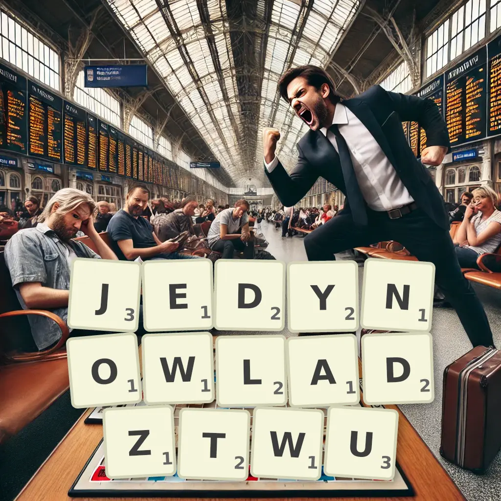 Słowa z liter JEDYNOWŁADZTWU