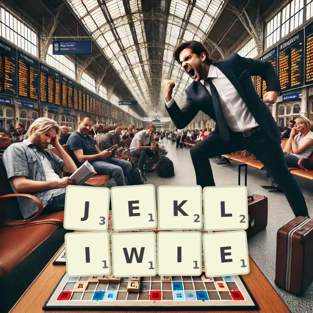 Słowa z liter JĘKLIWIE