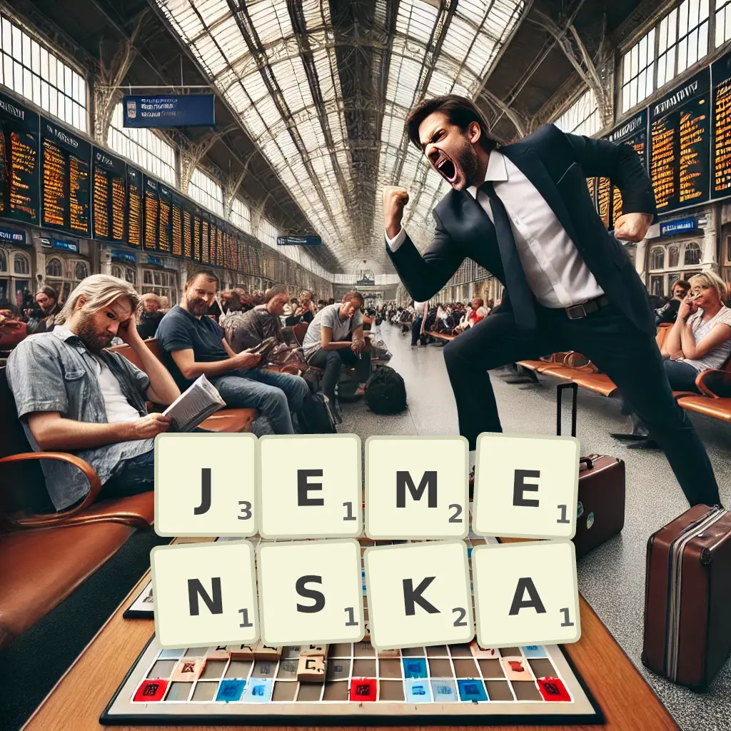 Słowa z liter JEMEŃSKA