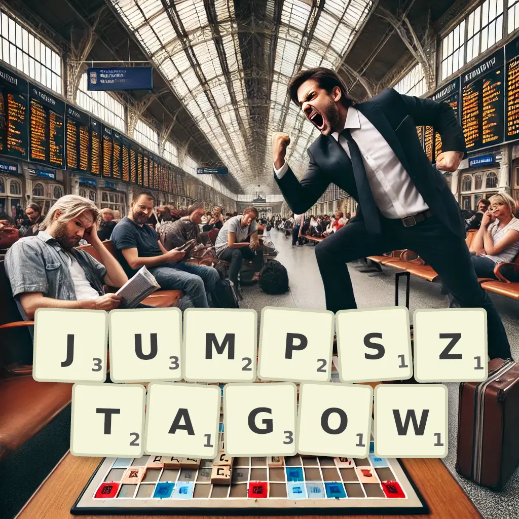 Słowa z liter JUMPSZTAGÓW