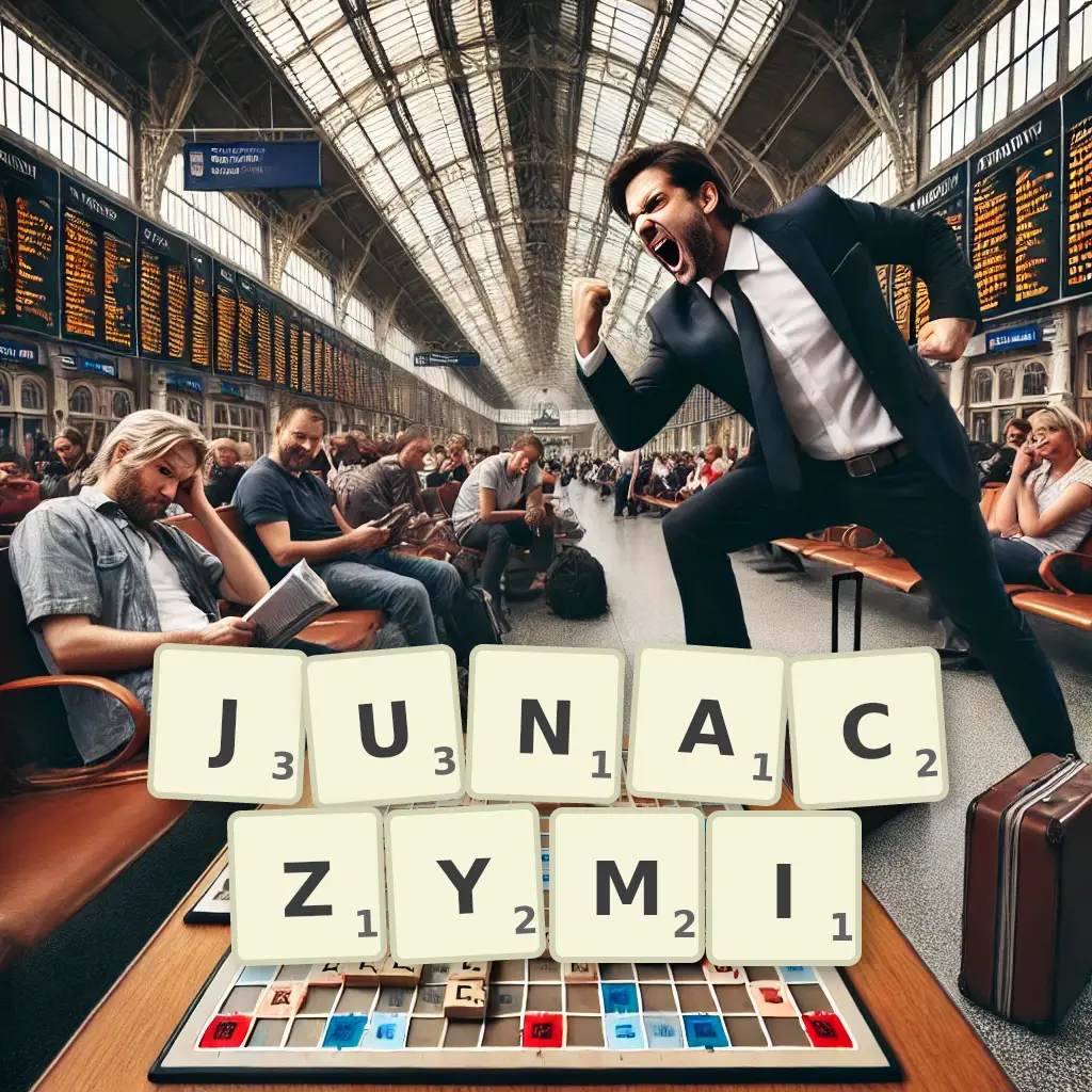 Słowa z liter JUNACZYMI