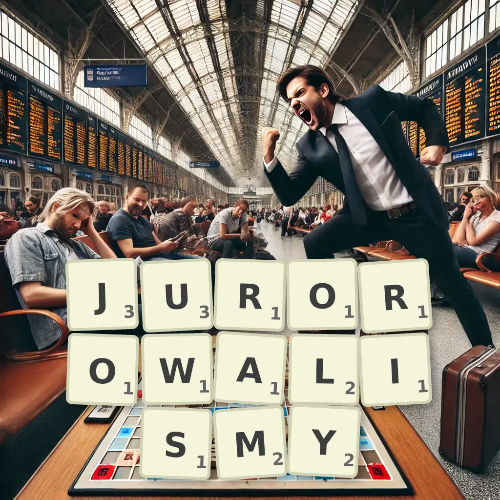 Słowa z liter JUROROWALIŚMY