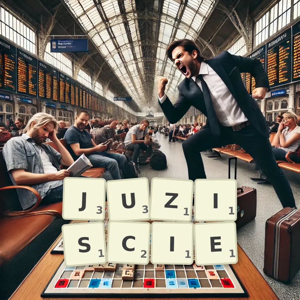 Słowa z liter JUZIŚCIE