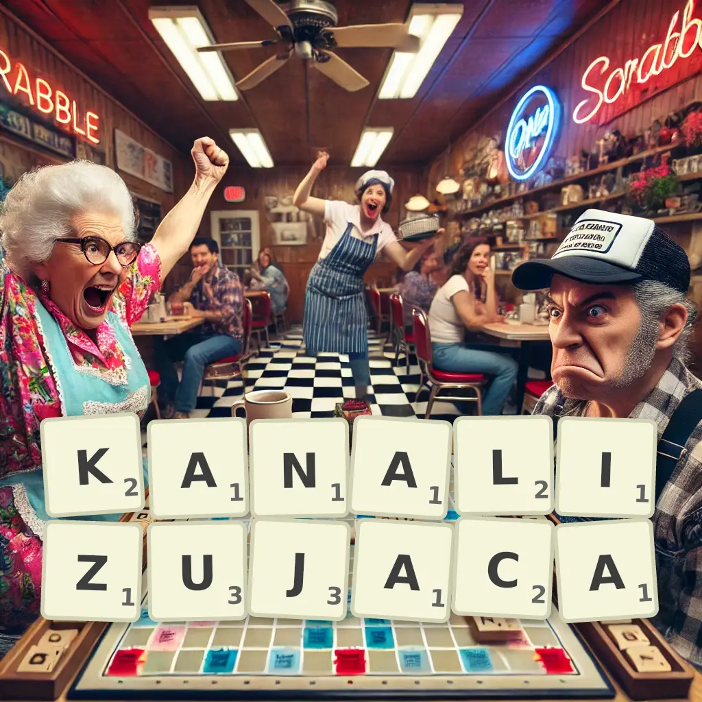 Słowa z liter KANALIZUJĄCĄ