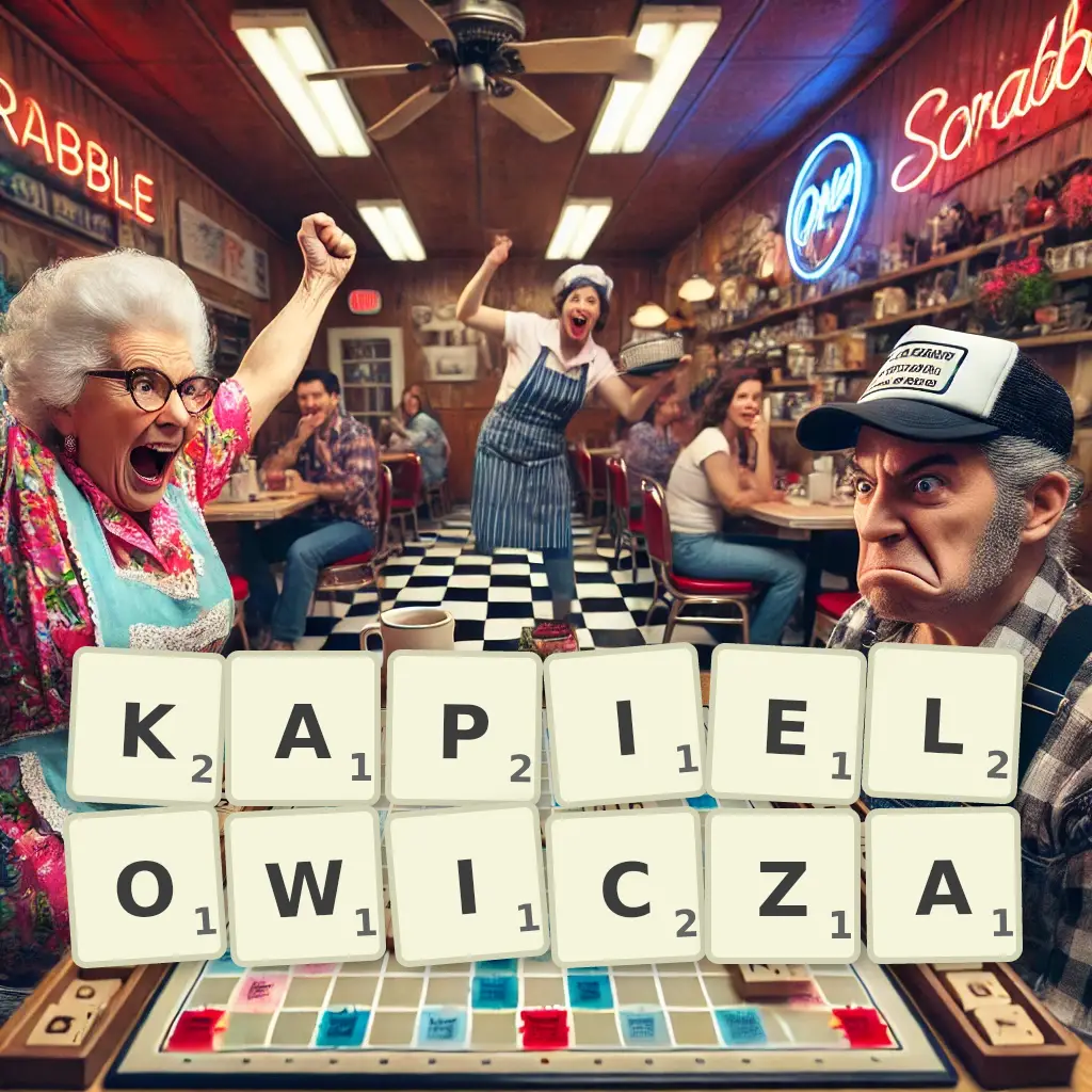 Słowa z liter KĄPIELOWICZA
