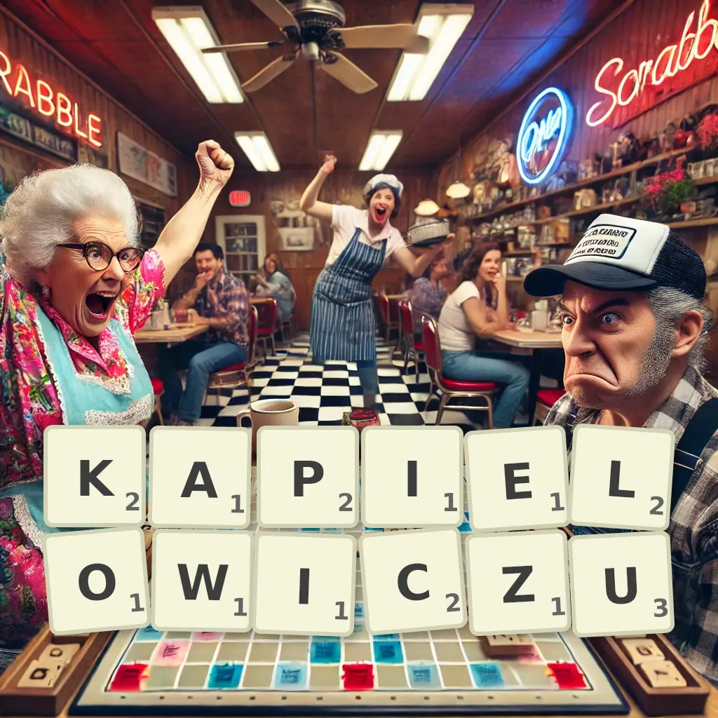 Słowa z liter KĄPIELOWICZU