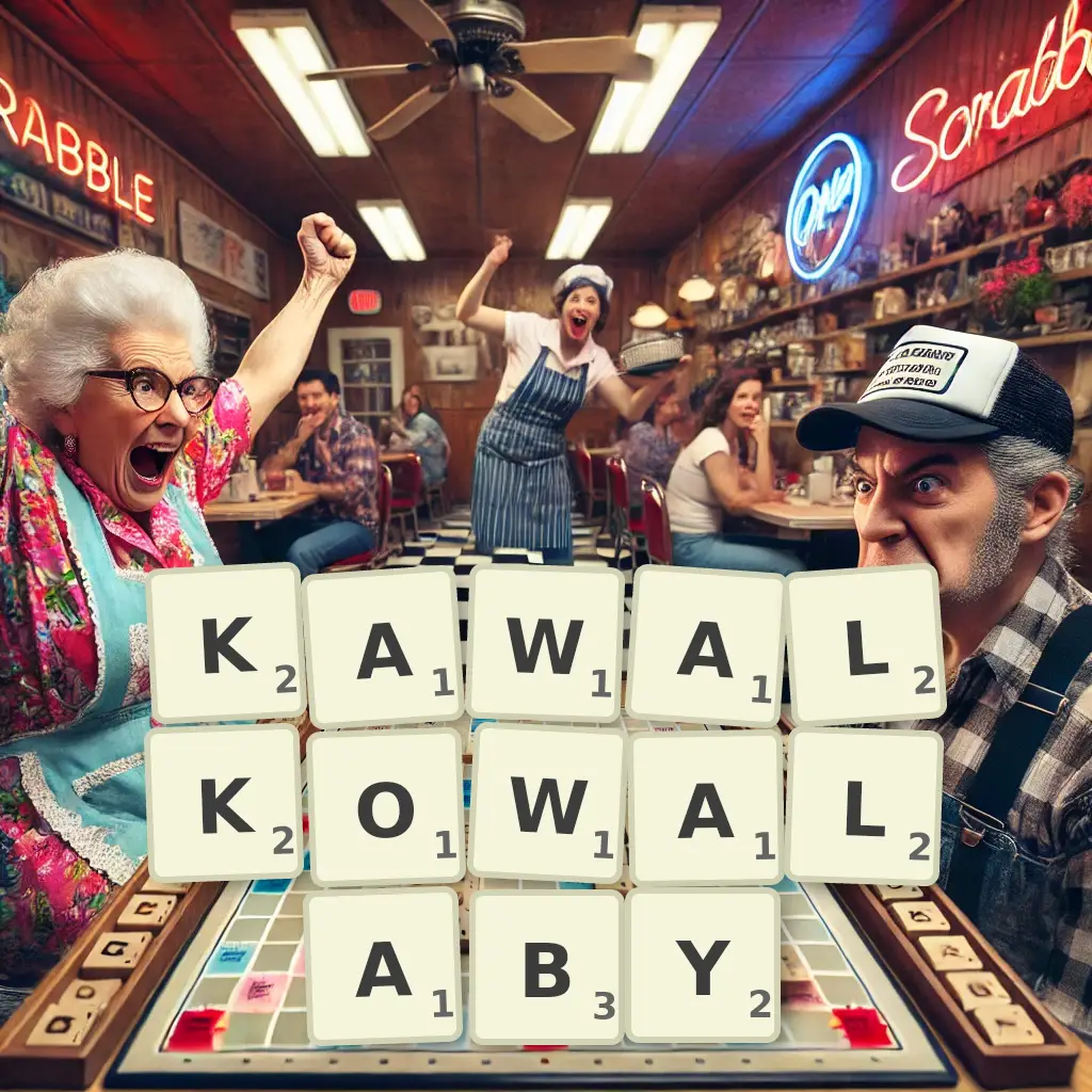 Słowa z liter KAWAŁKOWAŁABY