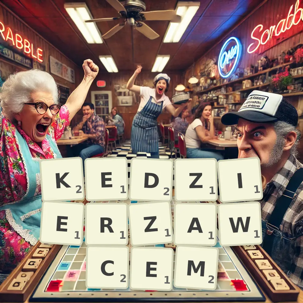 Słowa z liter KĘDZIERZAWCEM