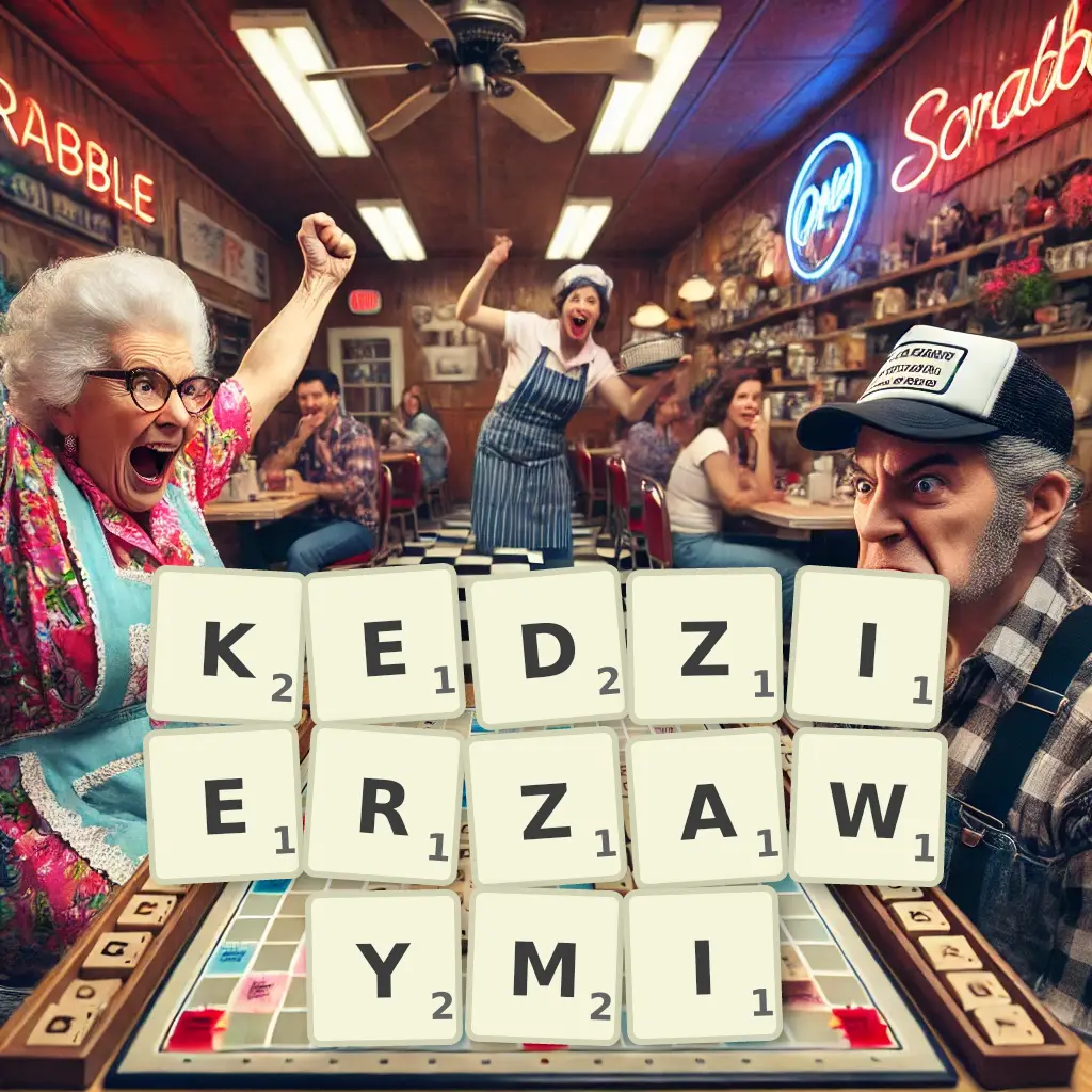 Słowa z liter KĘDZIERZAWYMI
