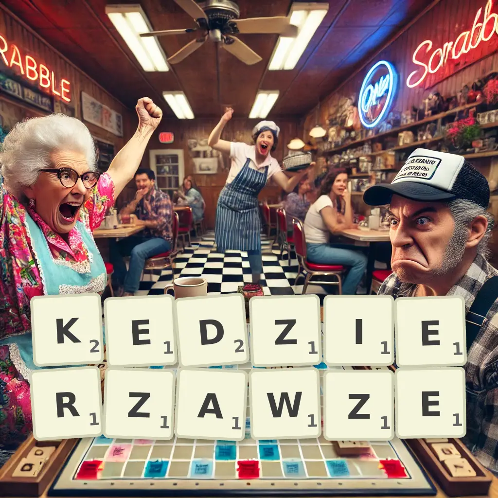 Słowa z liter KĘDZIERZAWŻE