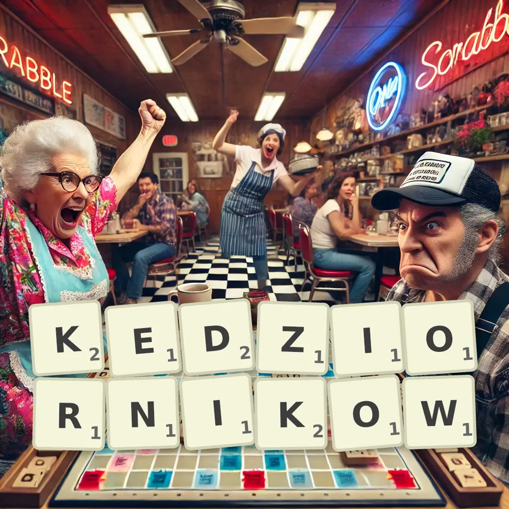 Słowa z liter KĘDZIORNIKÓW