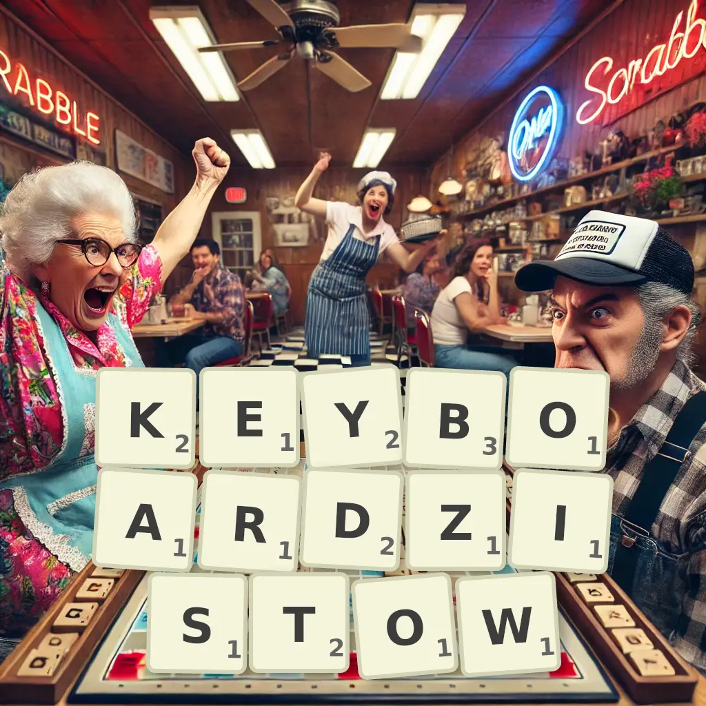Słowa z liter KEYBOARDZISTÓW