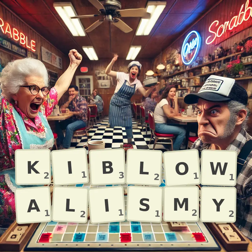 Słowa z liter KIBLOWALIŚMY