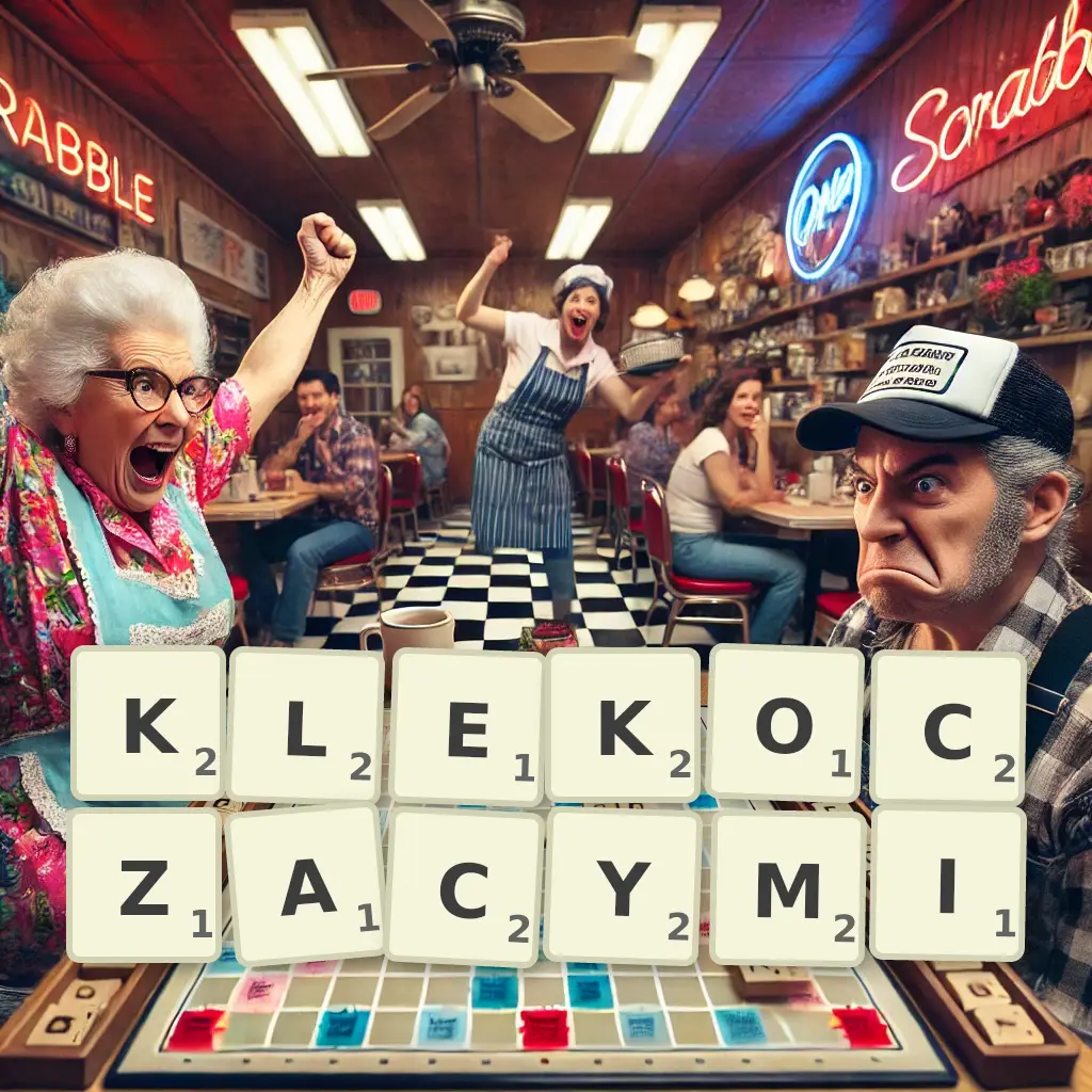 Słowa z liter KLEKOCZĄCYMI