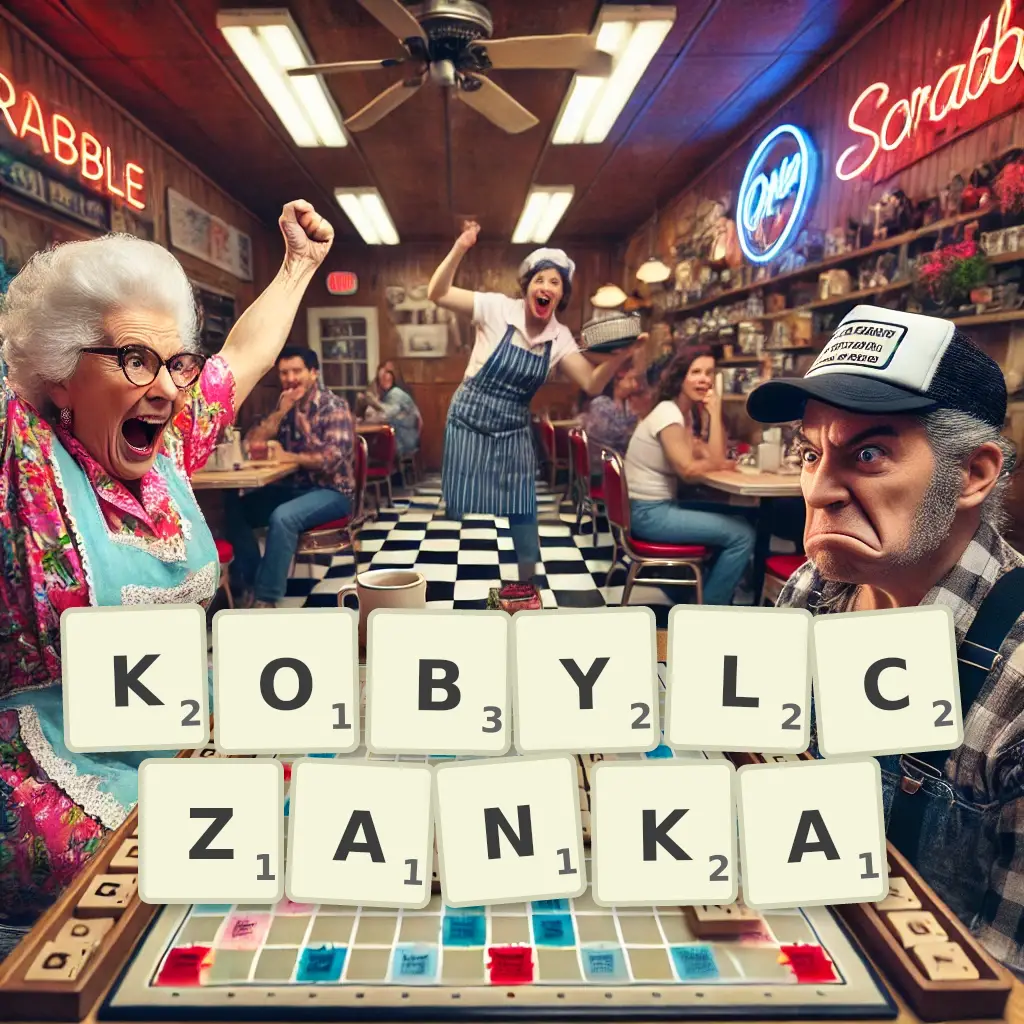 Słowa z liter KOBYŁCZANKĄ