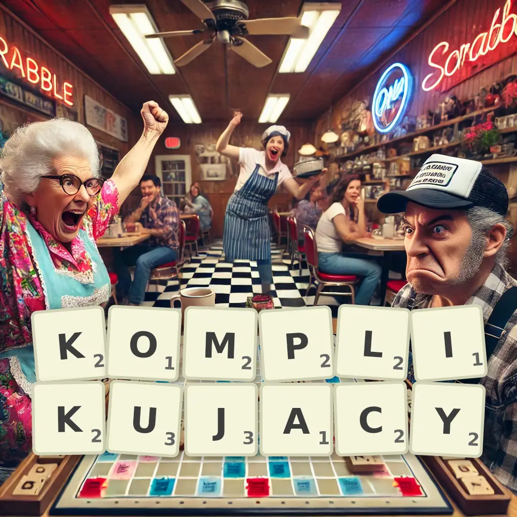 Słowa z liter KOMPLIKUJĄCY