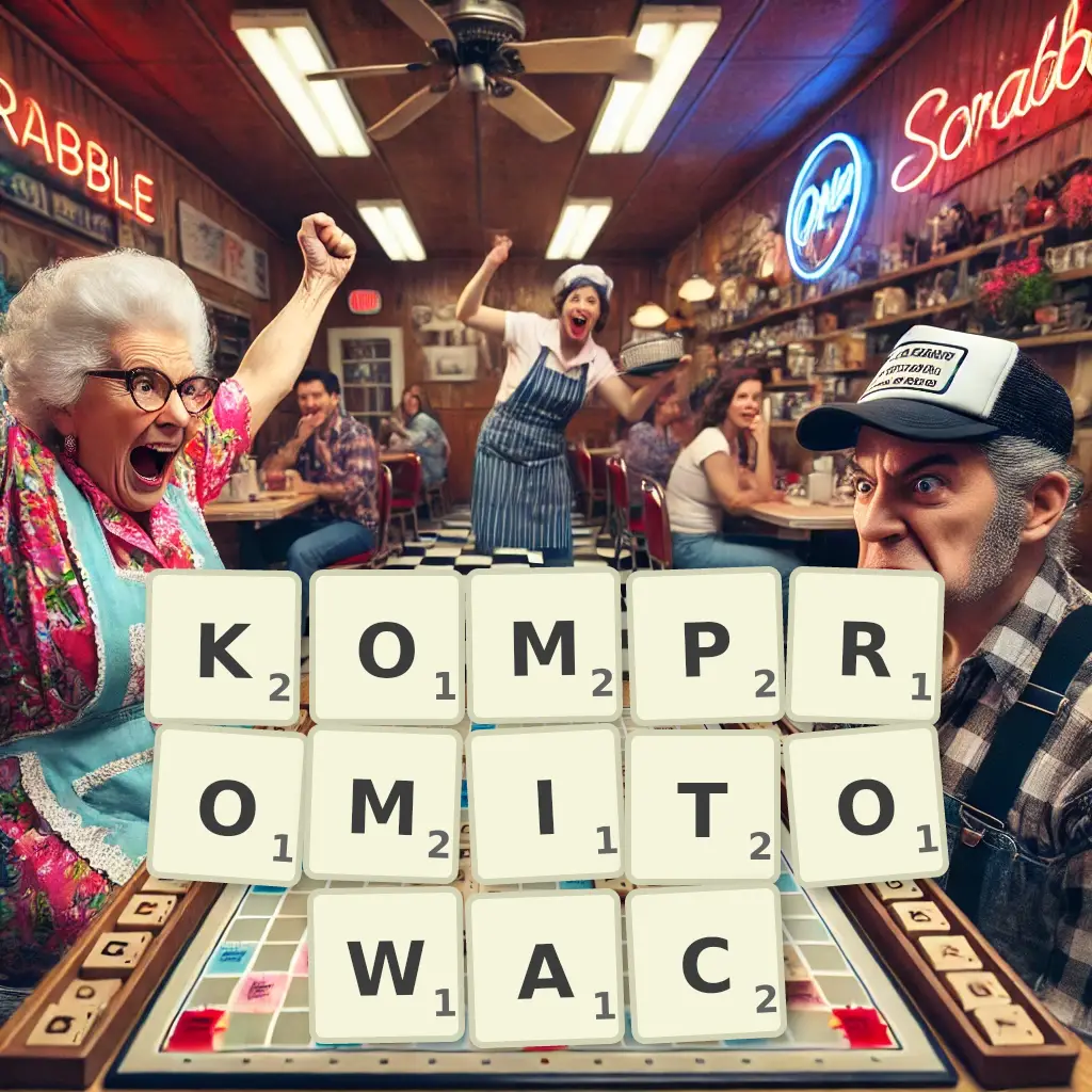 Słowa z liter KOMPROMITOWAĆ