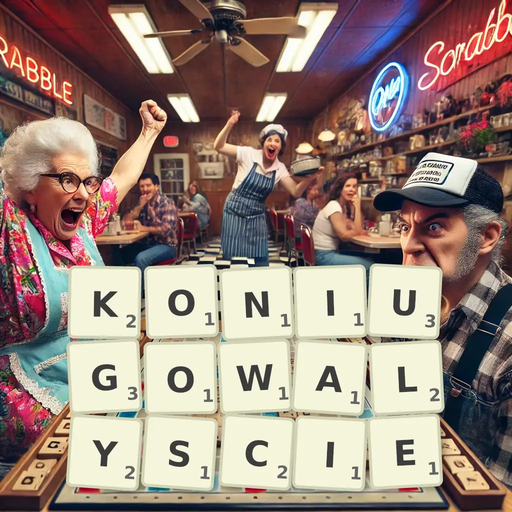 Słowa z liter KONIUGOWAŁYŚCIE