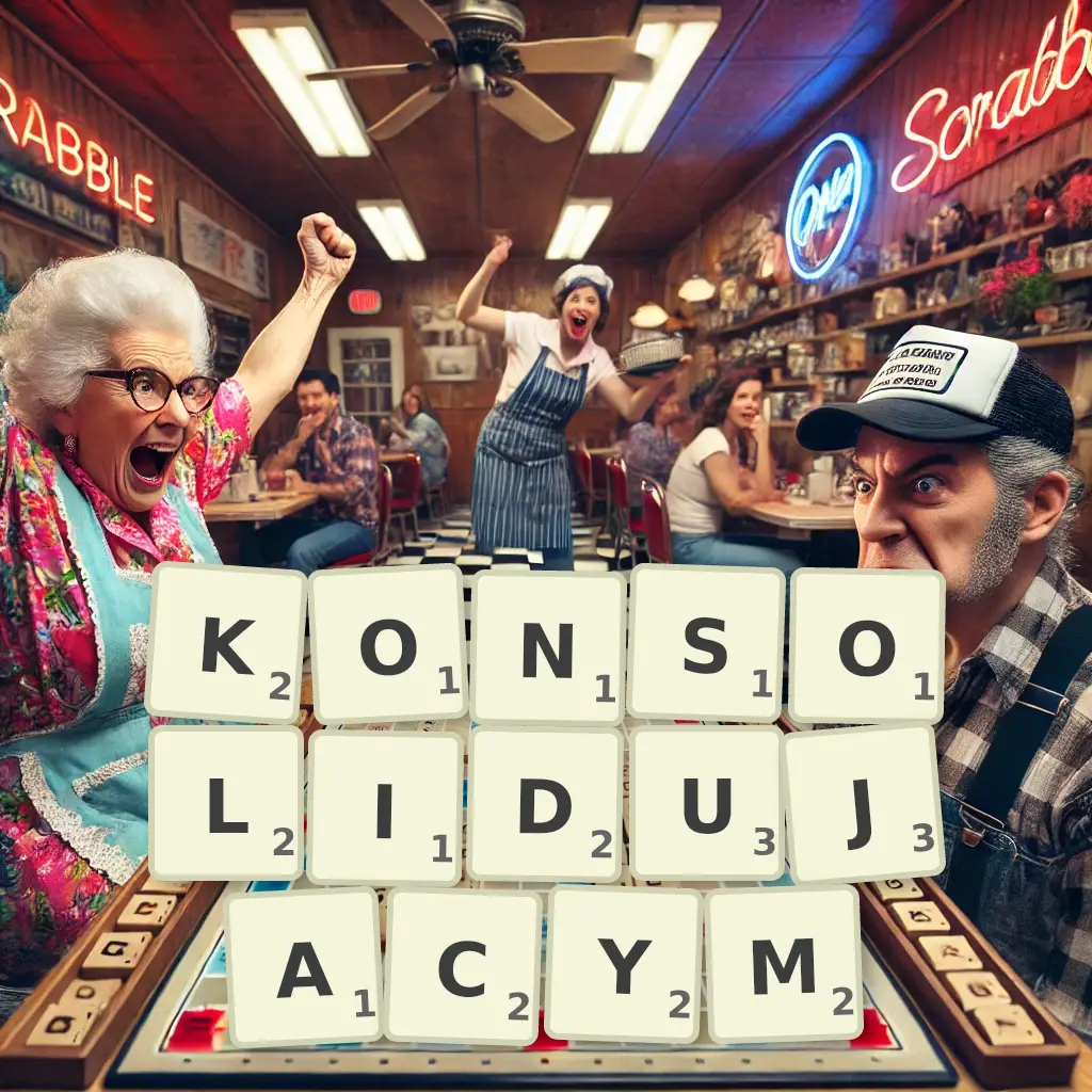 Słowa z liter KONSOLIDUJĄCYM