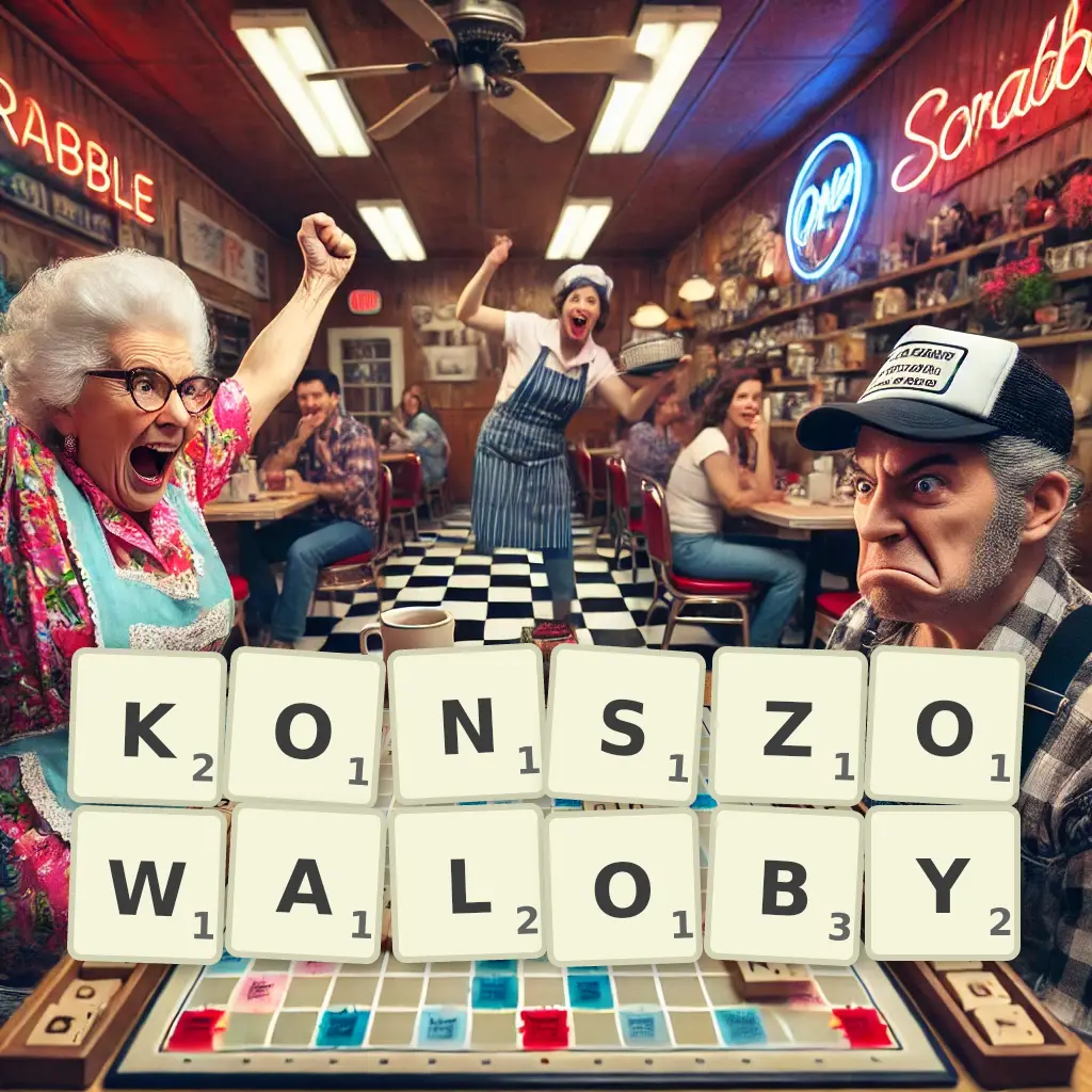 Słowa z liter KONSZOWAŁOBY