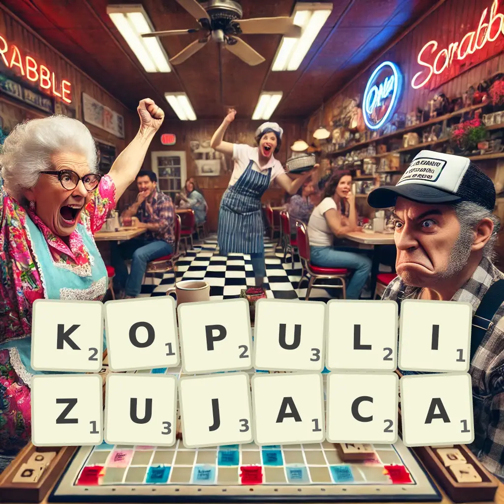 Słowa z liter KOPULIZUJĄCA