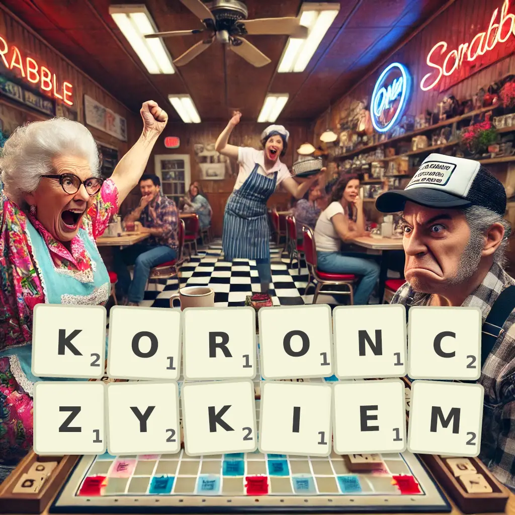 Słowa z liter KOROŃCZYKIEM