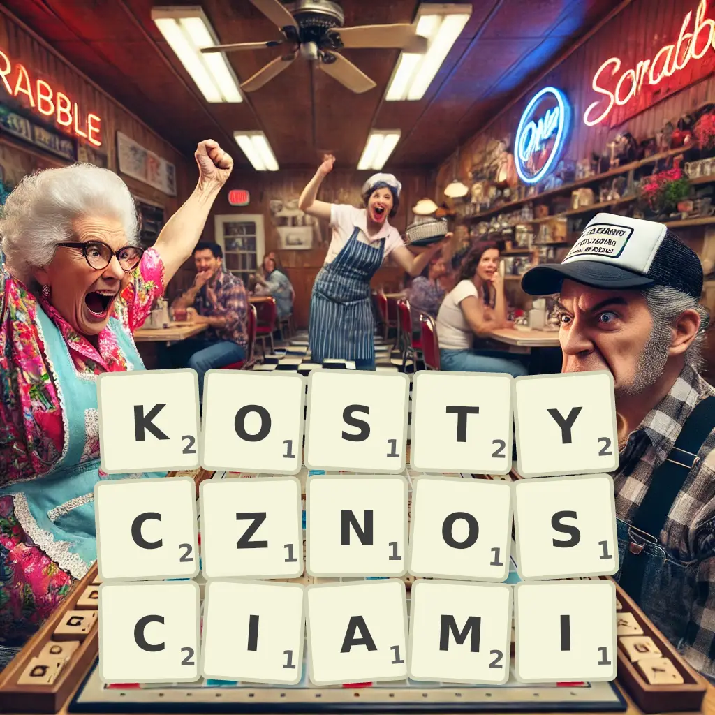 Słowa z liter KOSTYCZNOŚCIAMI