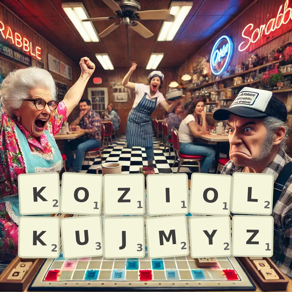 Słowa z liter KOZIOŁKUJMYŻ