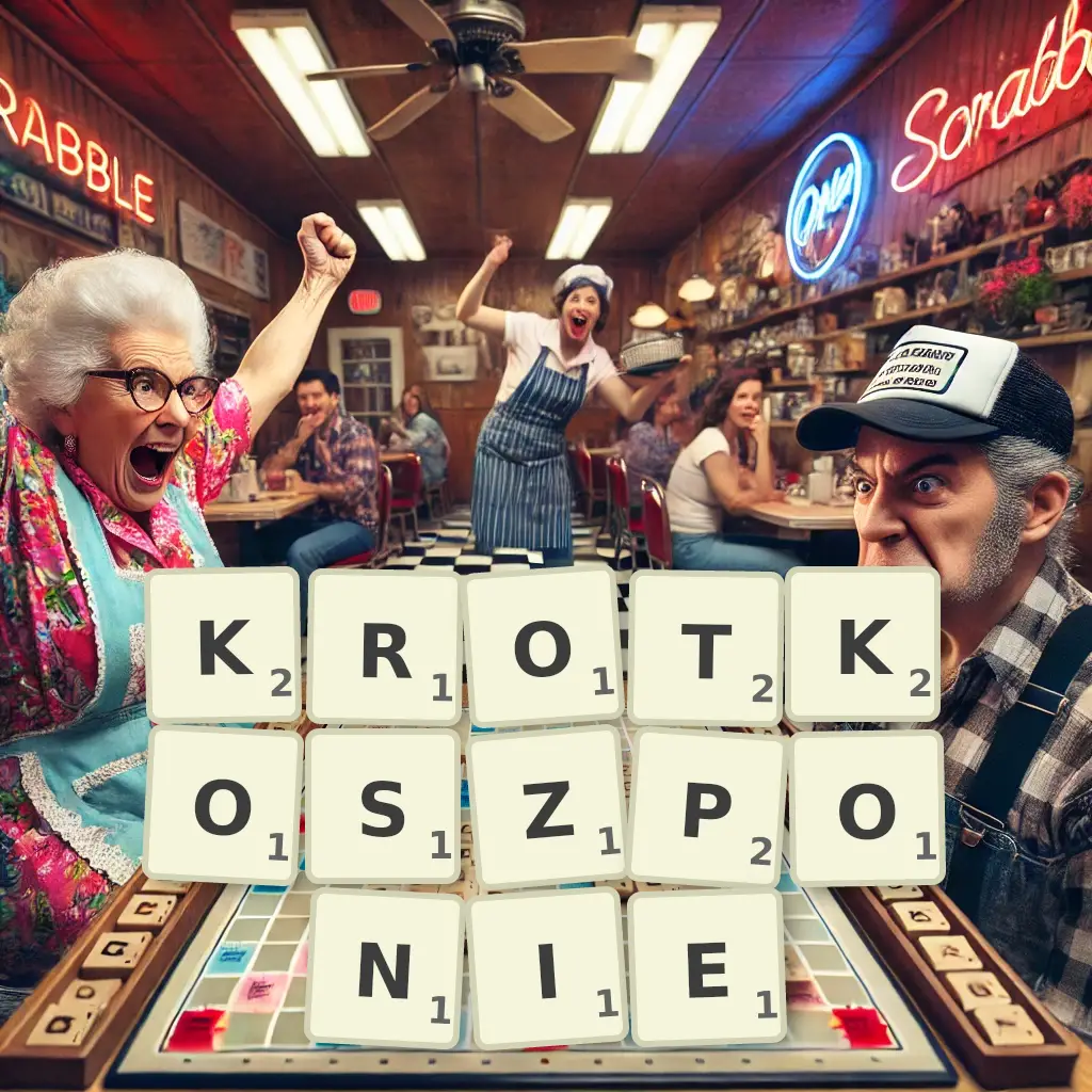 Słowa z liter KRÓTKOSZPONIE