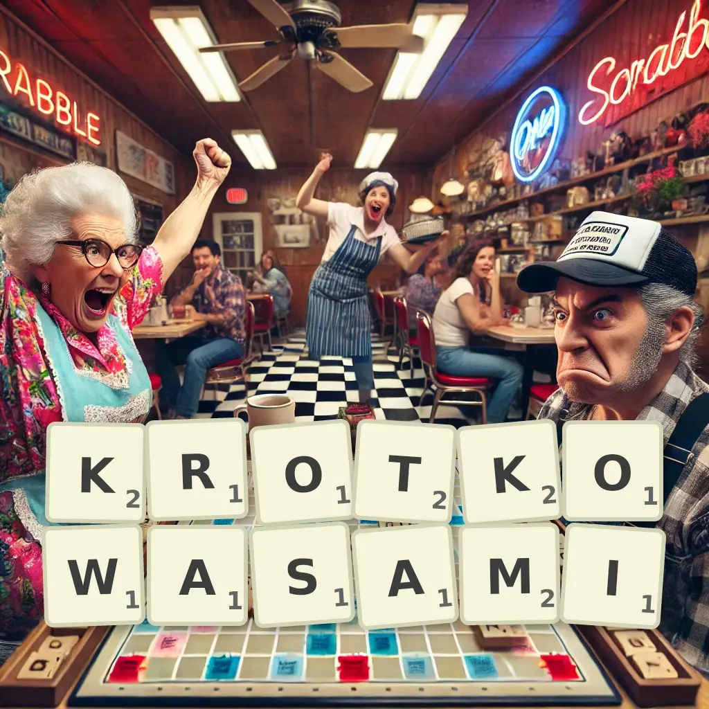 Słowa z liter KRÓTKOWĄSAMI