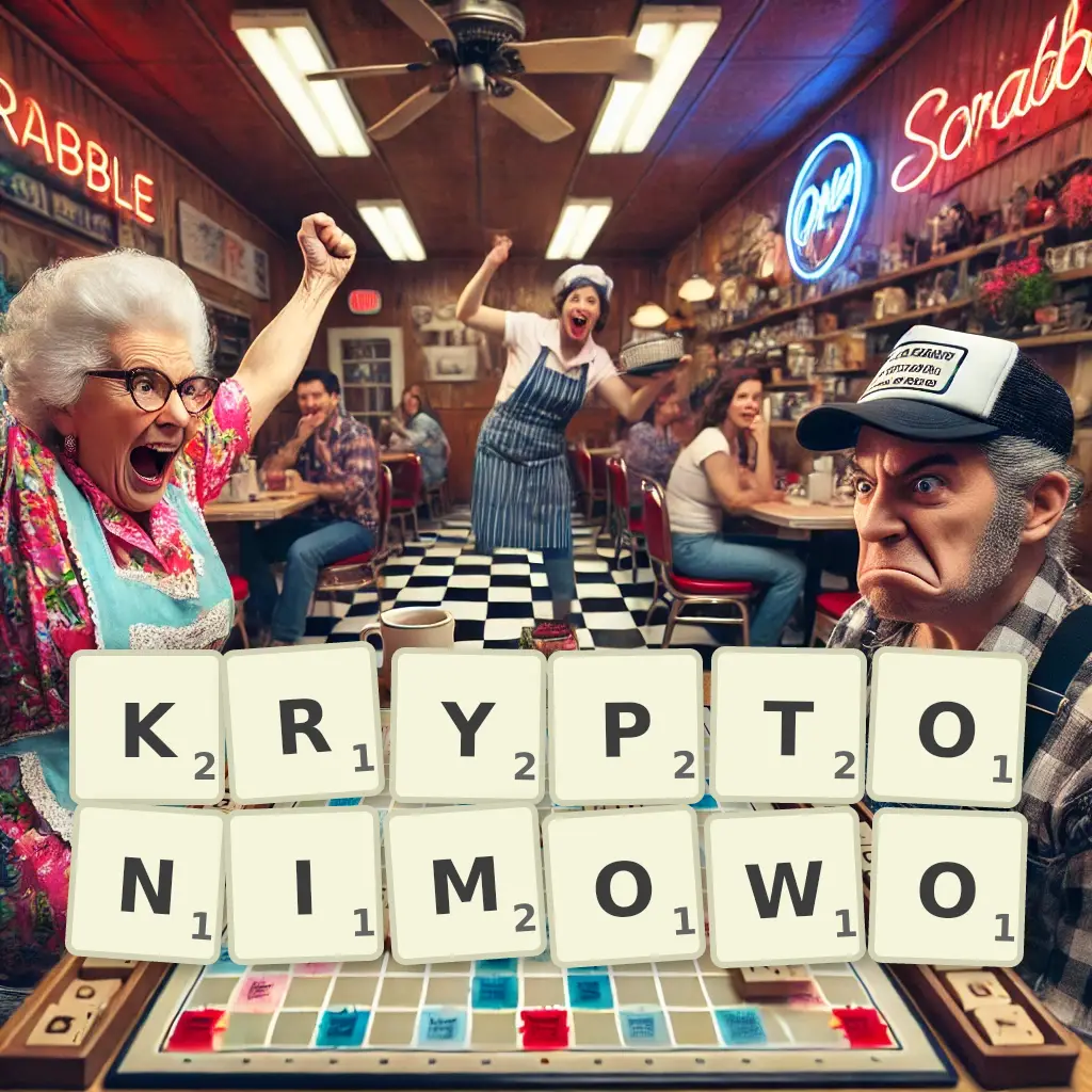 Słowa z liter KRYPTONIMOWO