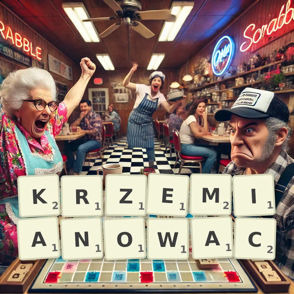 Słowa z liter KRZEMIANOWAĆ