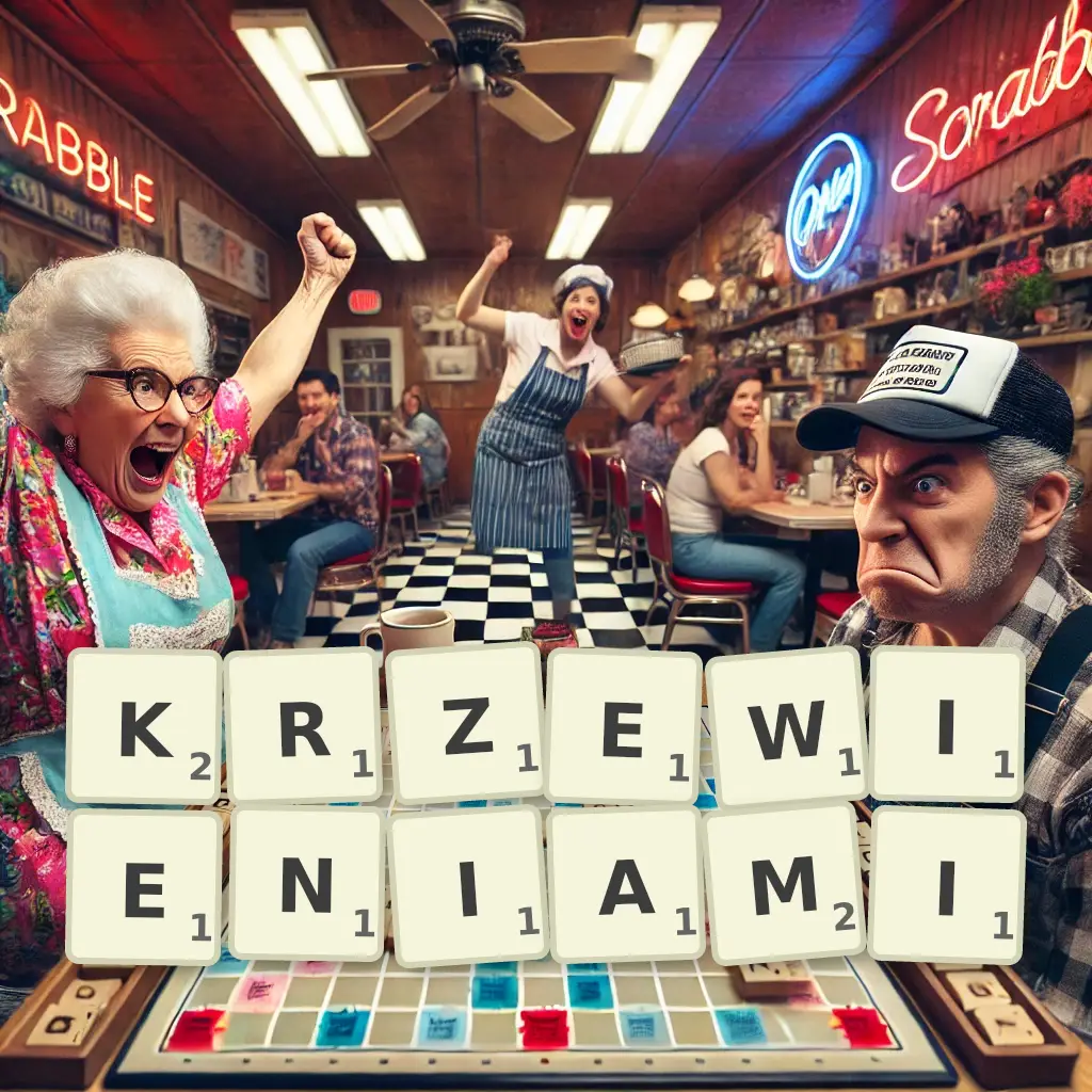 Słowa z liter KRZEWIENIAMI