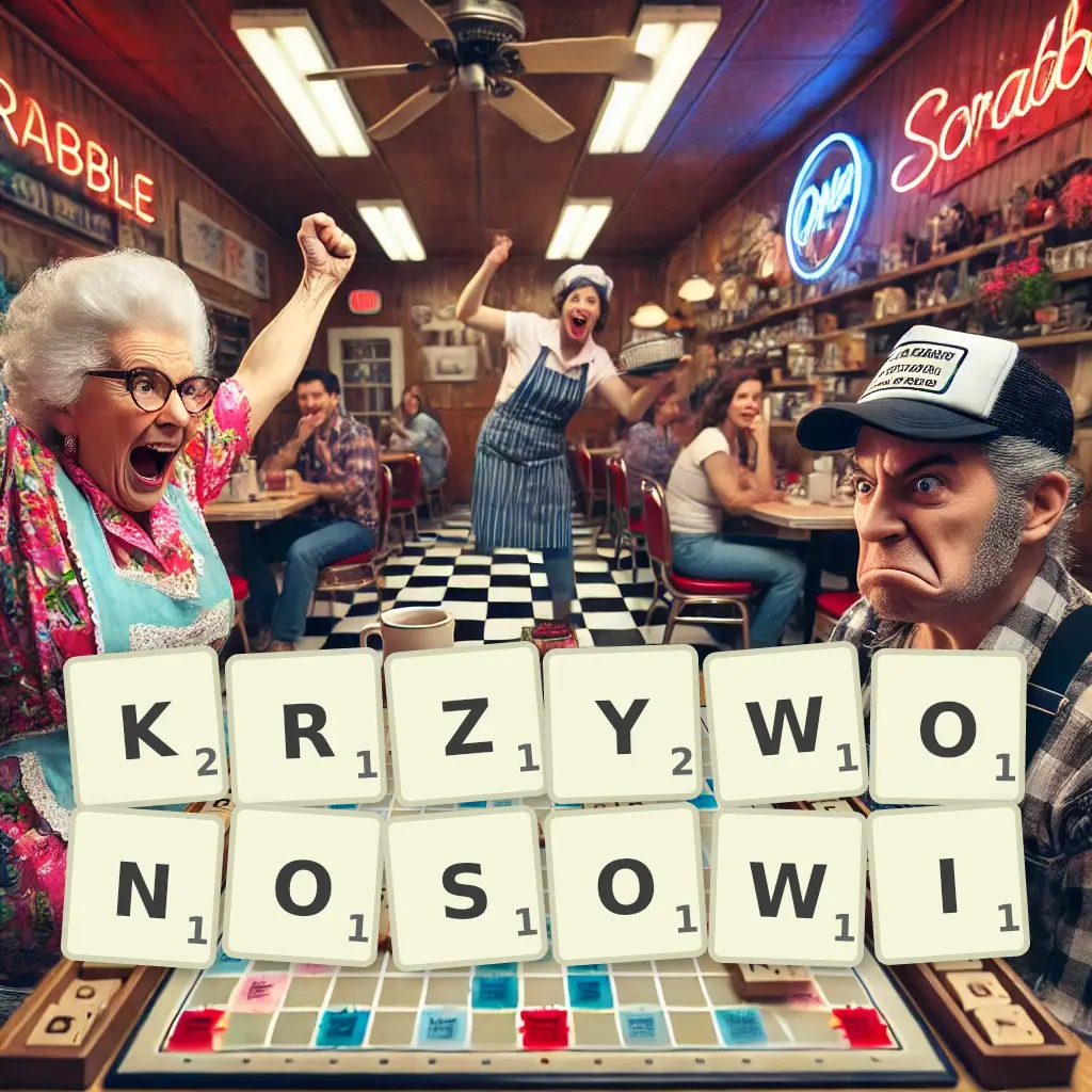 Słowa z liter KRZYWONOSOWI