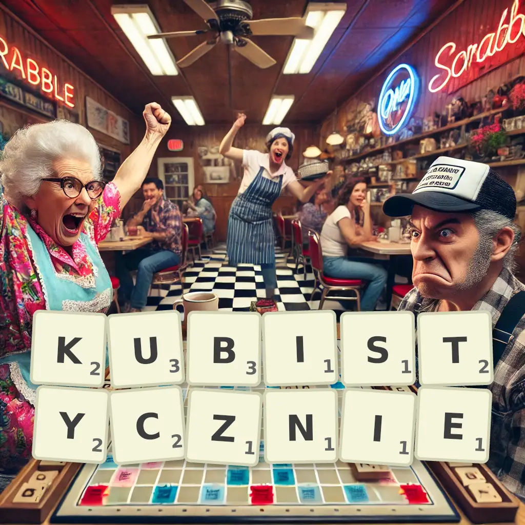 Słowa z liter KUBISTYCZNIE