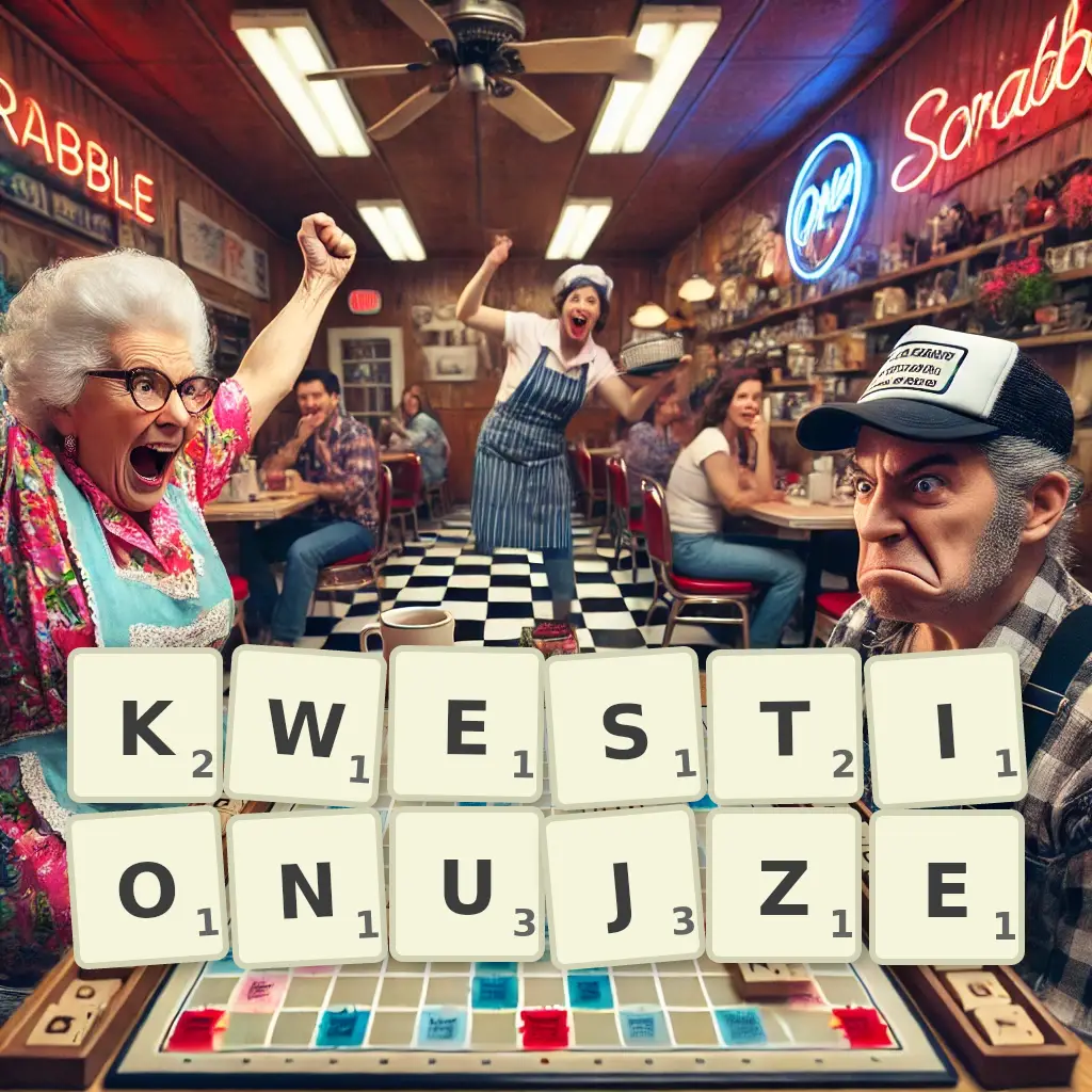 Słowa z liter KWESTIONUJŻE
