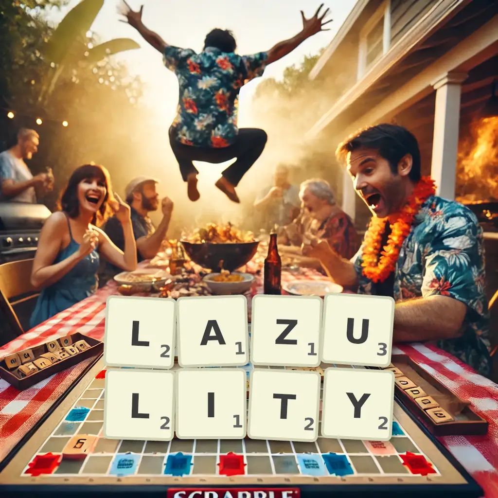 Słowa z liter LAZULITY