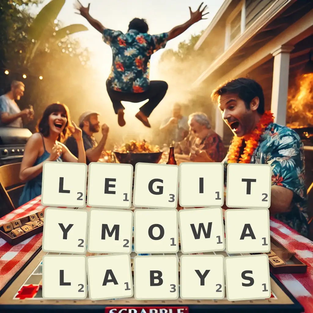 Słowa z liter LEGITYMOWAŁABYŚ