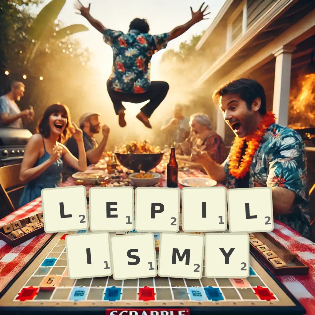Słowa z liter LEPILIŚMY