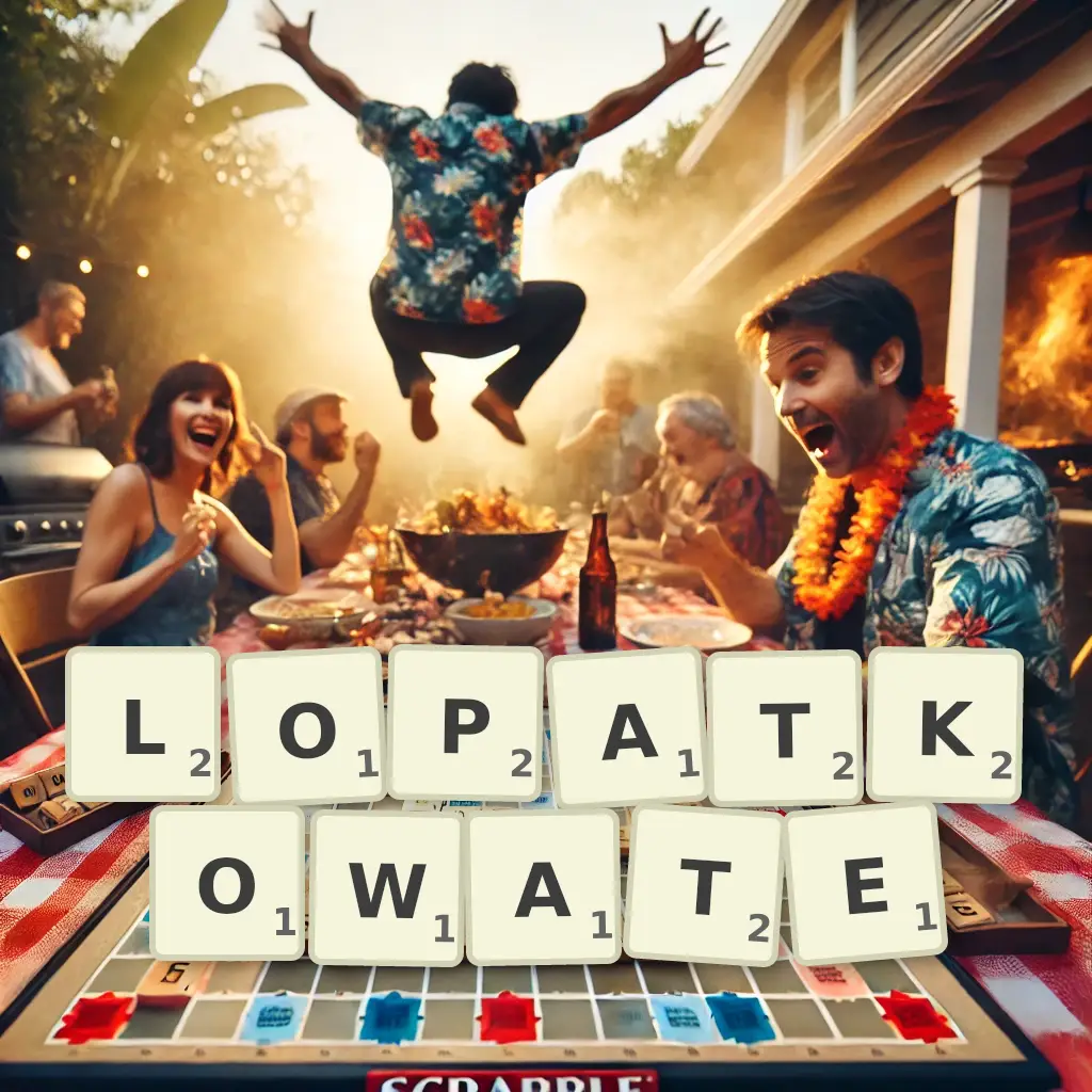 Słowa z liter ŁOPATKOWATE