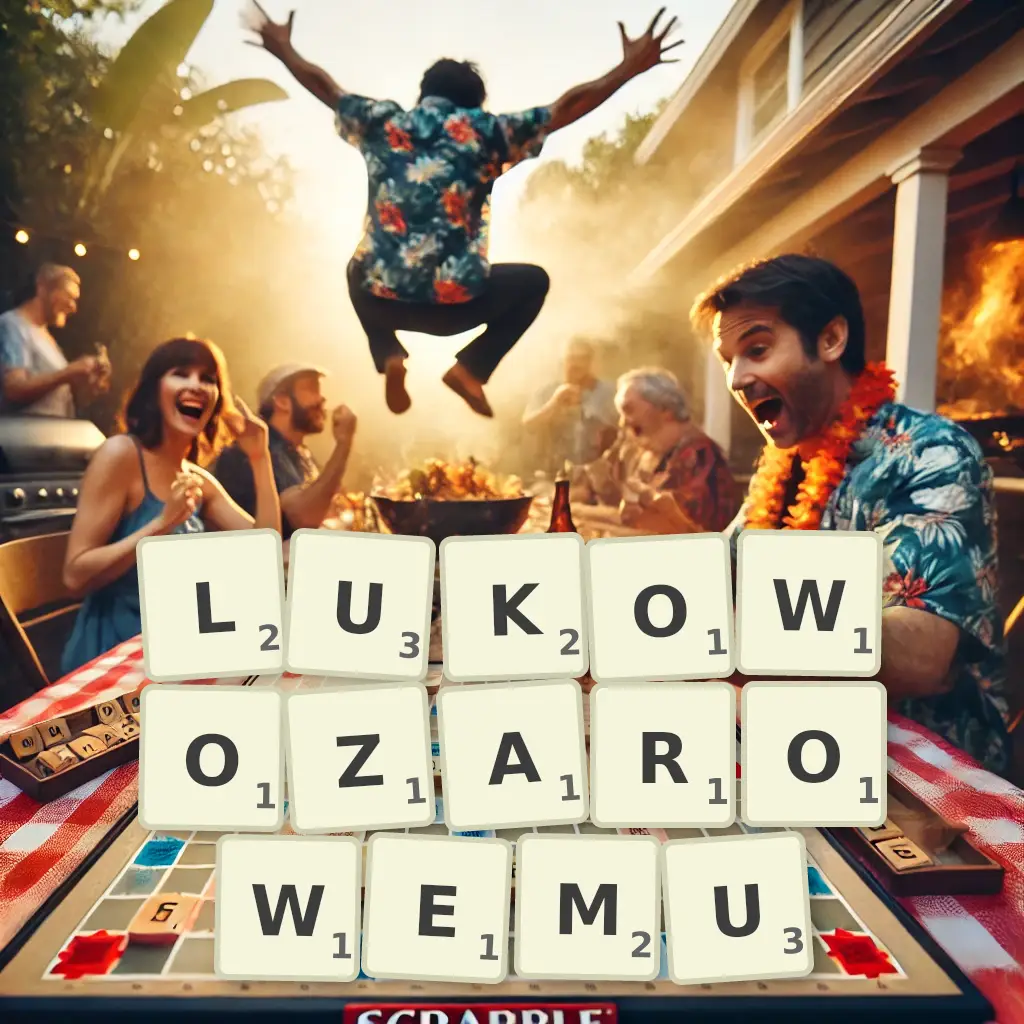 Słowa z liter ŁUKOWOŻAROWEMU