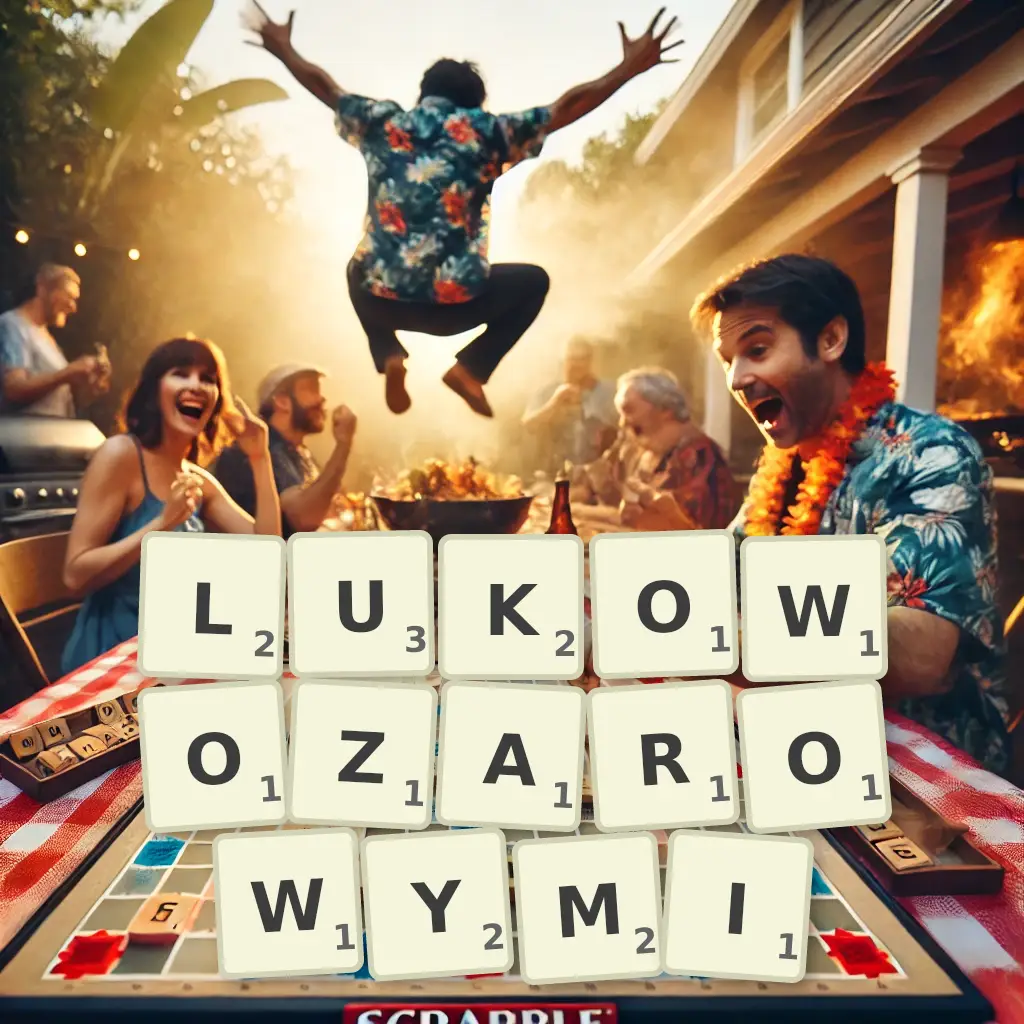 Słowa z liter ŁUKOWOŻAROWYMI