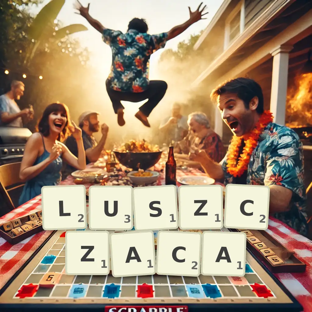Słowa z liter ŁUSZCZĄCA