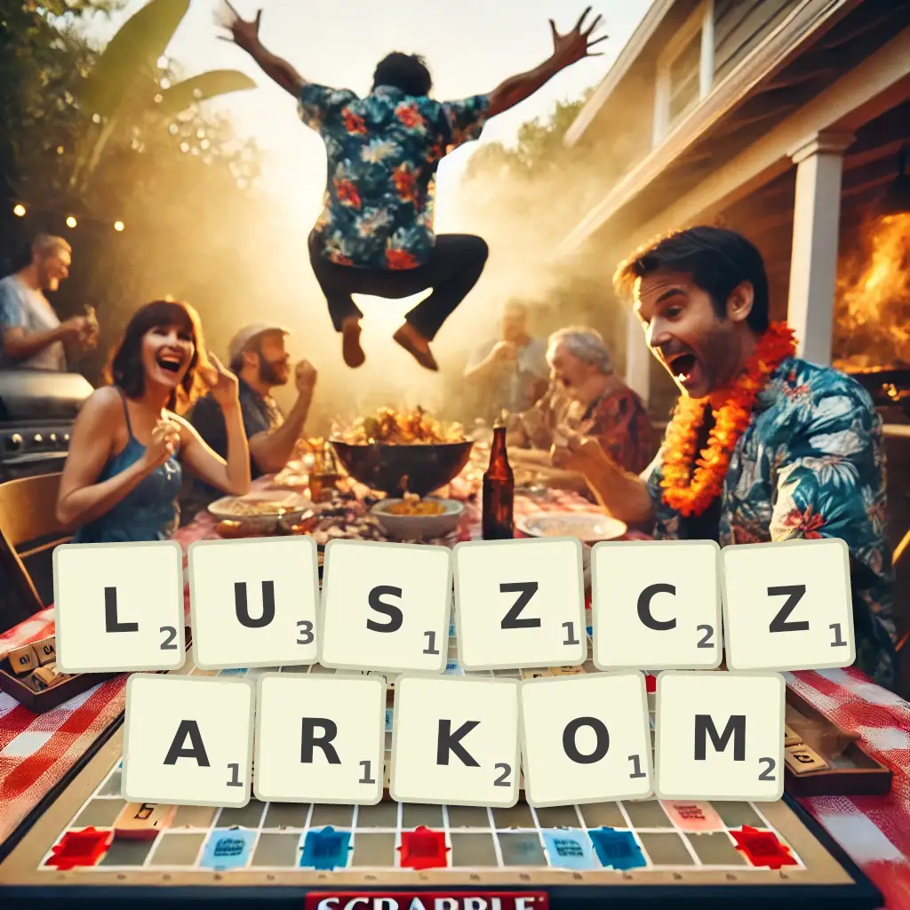 Słowa z liter ŁUSZCZARKOM