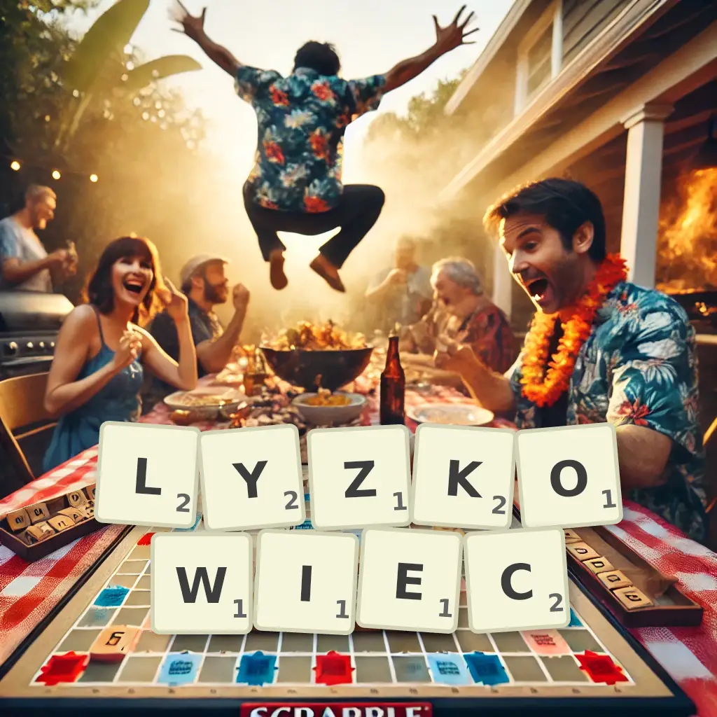 Słowa z liter ŁYŻKOWIEC