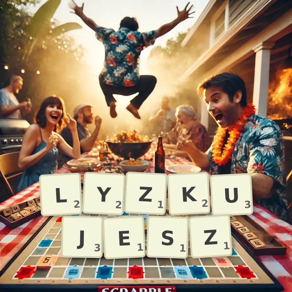 Słowa z liter ŁYŻKUJESZ