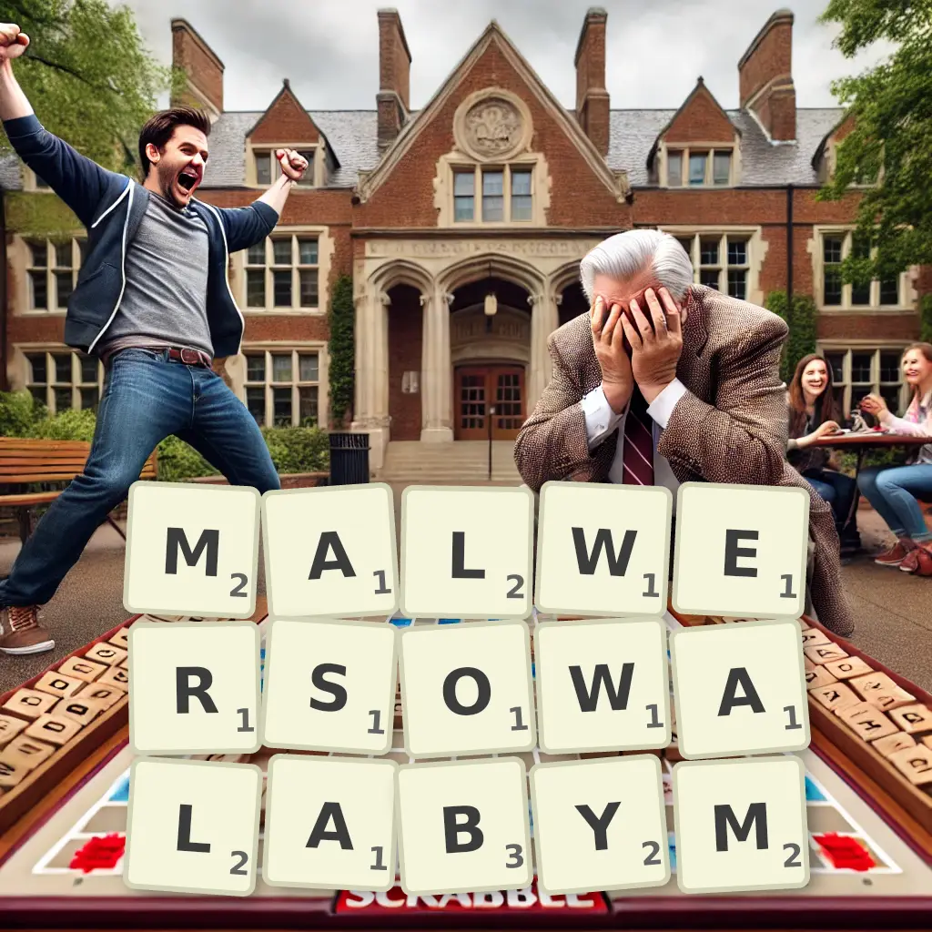 Słowa z liter MALWERSOWAŁABYM