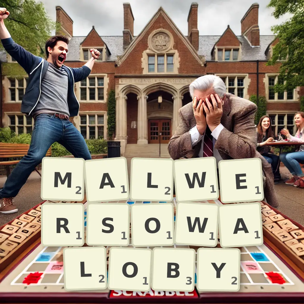 Słowa z liter MALWERSOWAŁOBY