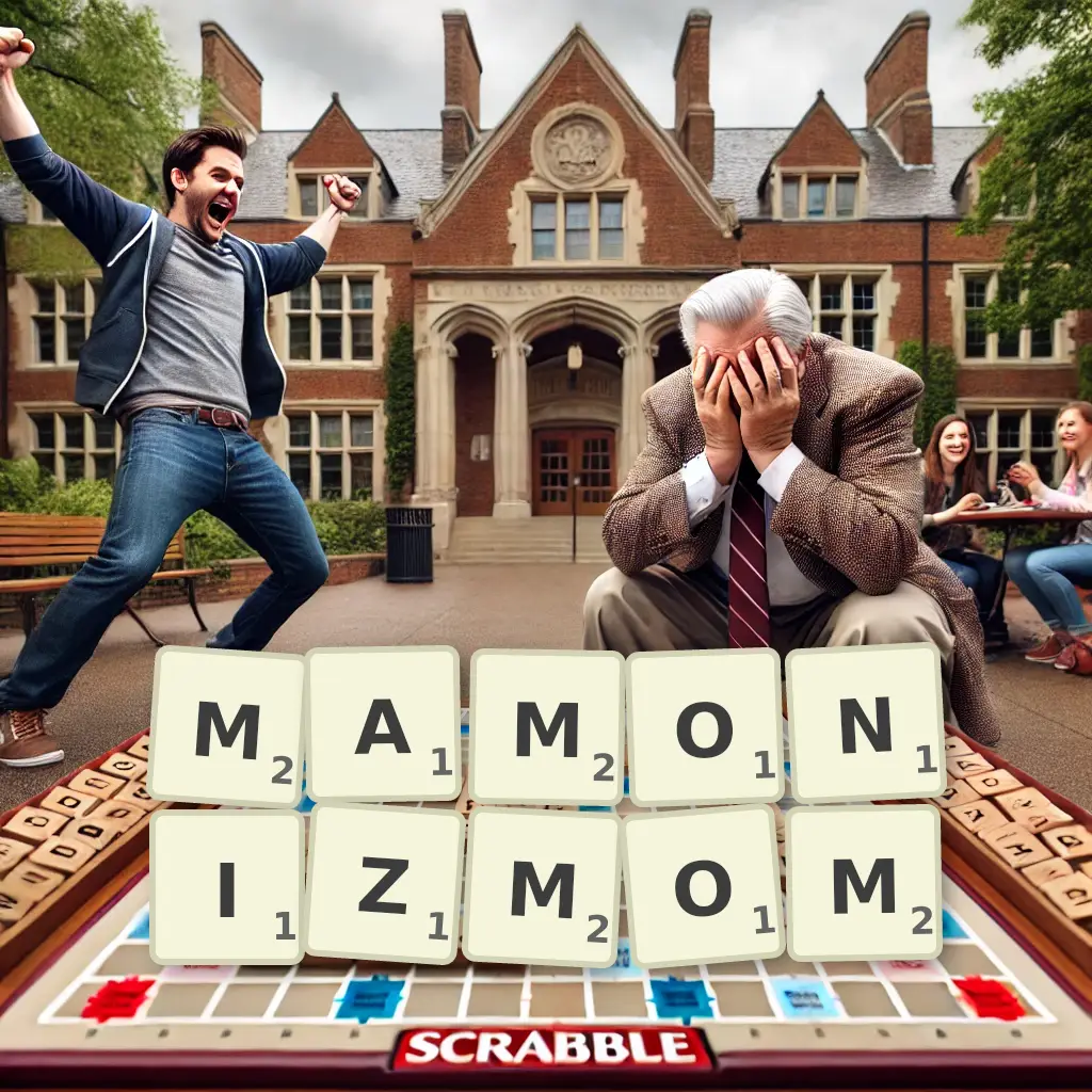 Słowa z liter MAMONIZMOM