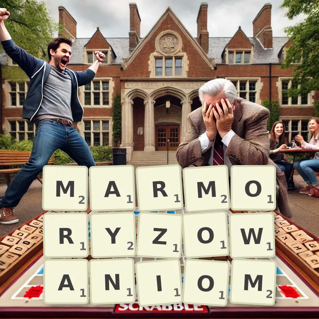 Słowa z liter MARMORYZOWANIOM